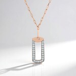 Collana in argento con Zircone (Adela Silber)