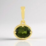 Ciondolo in argento con Vesuvianite