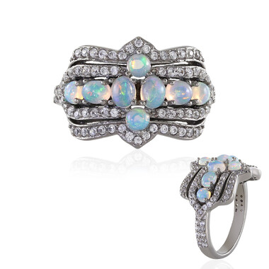 Welo-Opal-Silberring