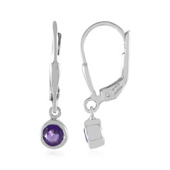 Sambia-Amethyst-Silberohrringe (de Melo)