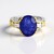 Anello in argento con Tanzanite (Gems en Vogue)