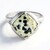 Anello in argento con Diaspro Dalmata