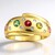 Anello in oro con Tormalina Rosa Brasiliana (de Melo Gold)