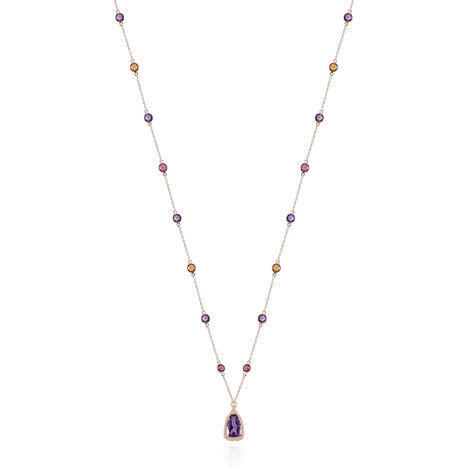 Collana in argento con Ametista (KM by Juwelo)