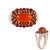 Zilveren ring met een Rode Carneool (KM by Juwelo)