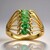 Anello in oro con Tsavorite AAA del Kenia