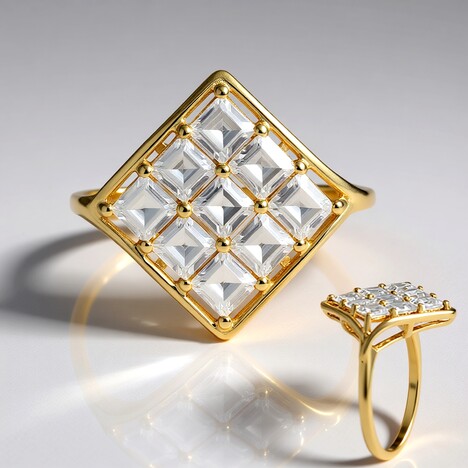 Anello in oro con Zircone (Adela Gold)
