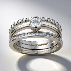 Anello in argento con Zircone
