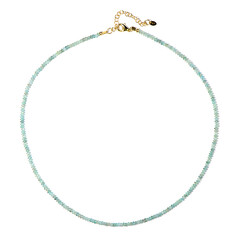 Collier en argent et Apatite bleue