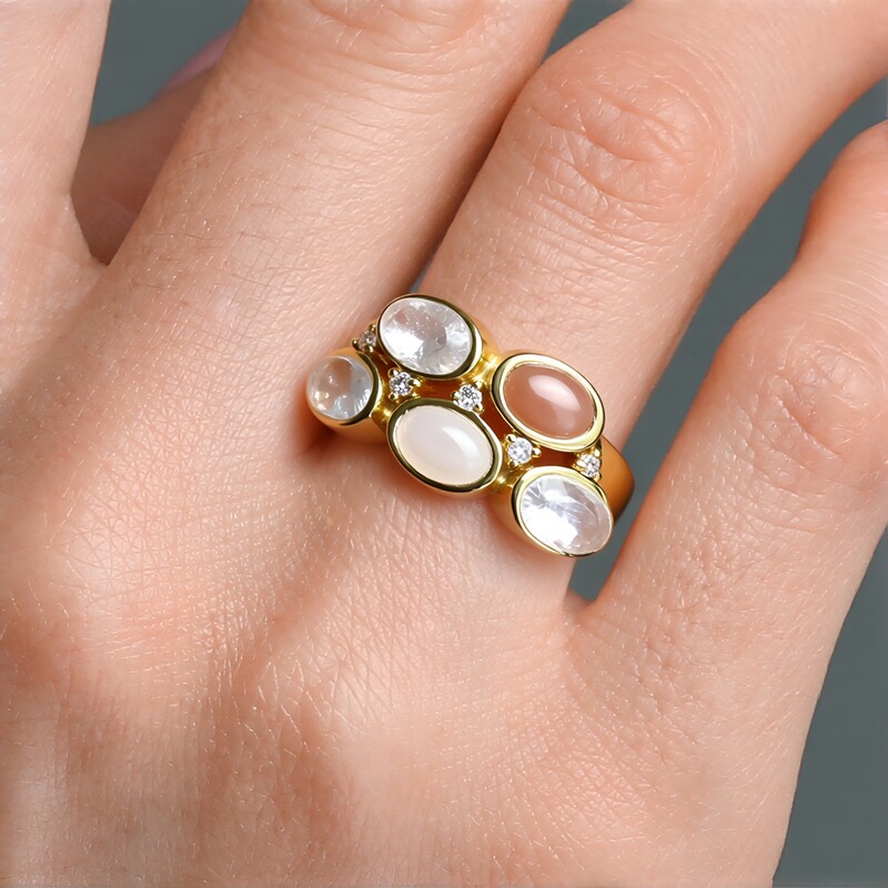 Mondstein-Silberring (KM by Juwelo)