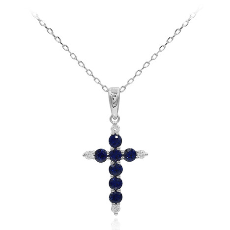 Ceylon-Saphir-Goldhalskette (CIRARI)