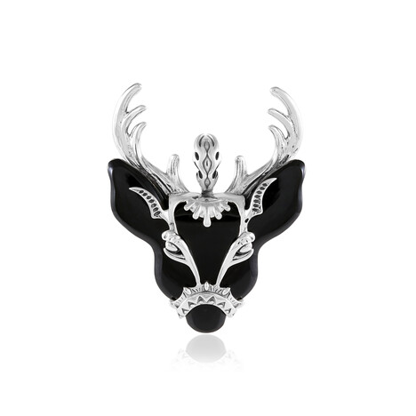 Colgante en plata con Ónix negro (Desert Chic)