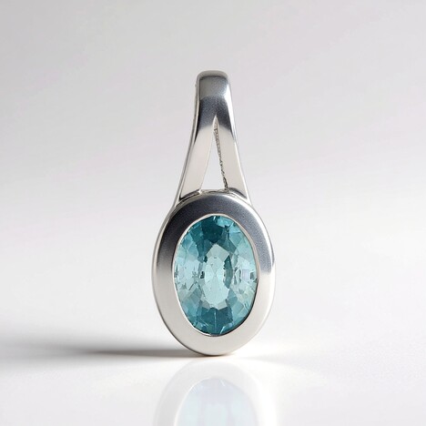 Ciondolo in argento con Zircone Ratanakiri