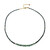 Collier en argent et Saphir vert