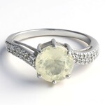 Anello in argento con Ortoclasio