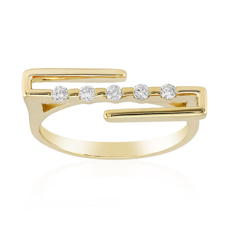 Anillo en oro con Diamante SI2 (H) (de Melo Gold)