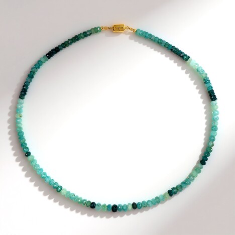 Collana in argento con Grandidierite (Adela Silber)