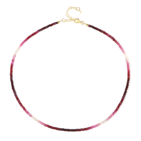 Ruby Silver Necklace