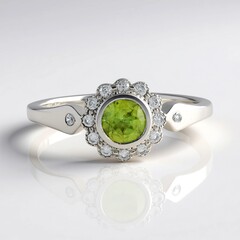 Anello in argento con Sfene