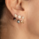 Pendientes en plata con Citrino (M de Luca)