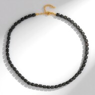 Collier en argent et Hématite noire