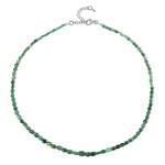 Collana in argento con Smeraldo Zambia