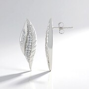 Kolczyki ze srebra - Cyrkon (de Melo Essence)