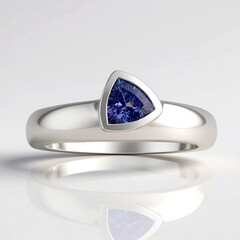 Anello in argento con Tanzanite (Pallanova)