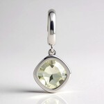 Ciondolo in argento con Ametista Verde (TPC)