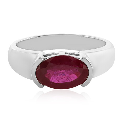 Madagaskar-Rubin-Silberring