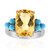 Citrine Silver Ring
