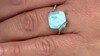 Zilveren ring met een larimar