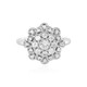 Anello in argento con Zaffiro Bianco