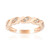 Gouden ring met SI1 Argyle Rose De France Diamanten (Annette)