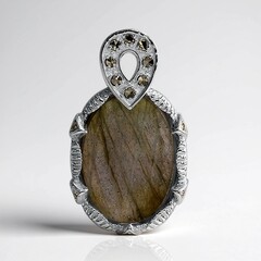 Ciondolo in argento con Labradorite (Annette classic)