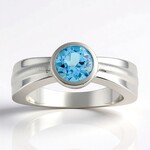 Anello in argento con Topazio Marambaia (Pallanova)