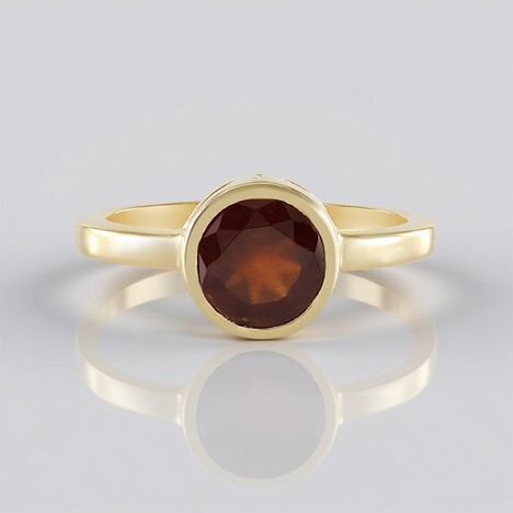 Anello in argento con Granato Essonite