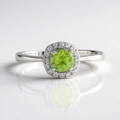 Anello in argento con Sfene