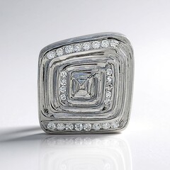 Ciondolo in argento con Zircone