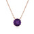 Amethyst-Silbercollier (Adela Silber)