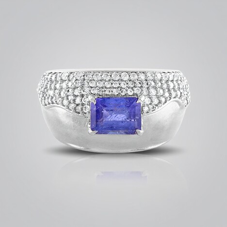 Anello in argento con Tanzanite (de Melo)