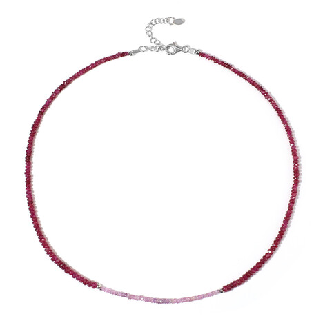 Collana in argento con Rubino del Madagascar