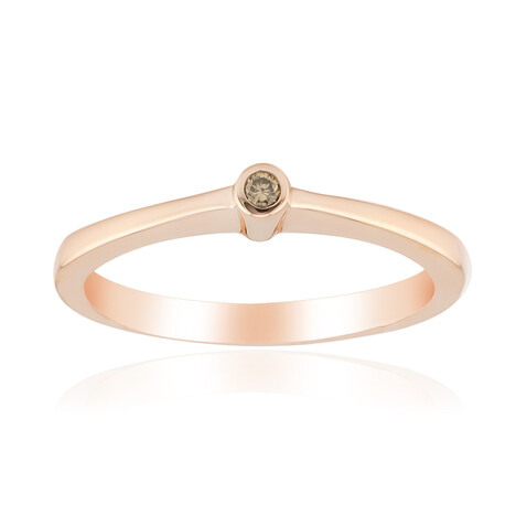 Anillo en plata con Diamante rosa de Francia de Argyle SI1 (Annette)