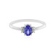 Anello in argento con Tanzanite