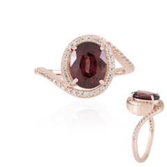 Anillo en plata con Zircón rosado (Adela Silber)
