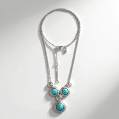 Collana in argento con Turchese