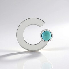 Ciondolo in argento con Turchese