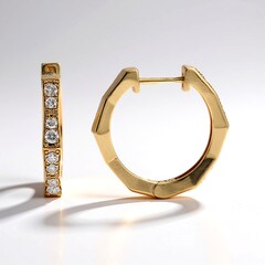 Orecchini in oro con Diamante SI1 (H)