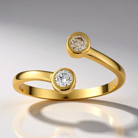 Bague en or et Diamant SI1 (G) (Annette)
