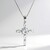 Collana in argento con Topazio Bianco